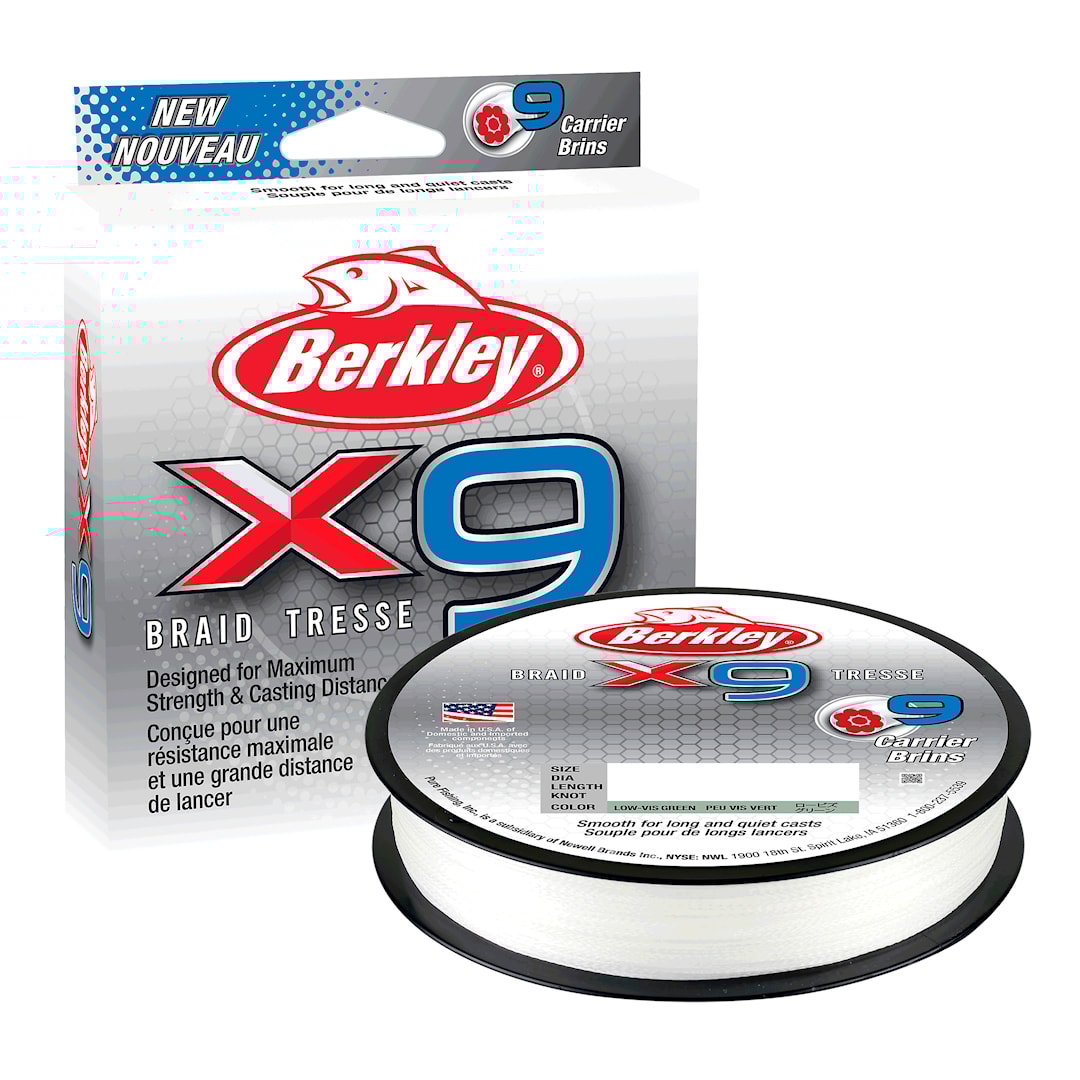 Berkley X9 Crystal 150 m flätlina - Berkley