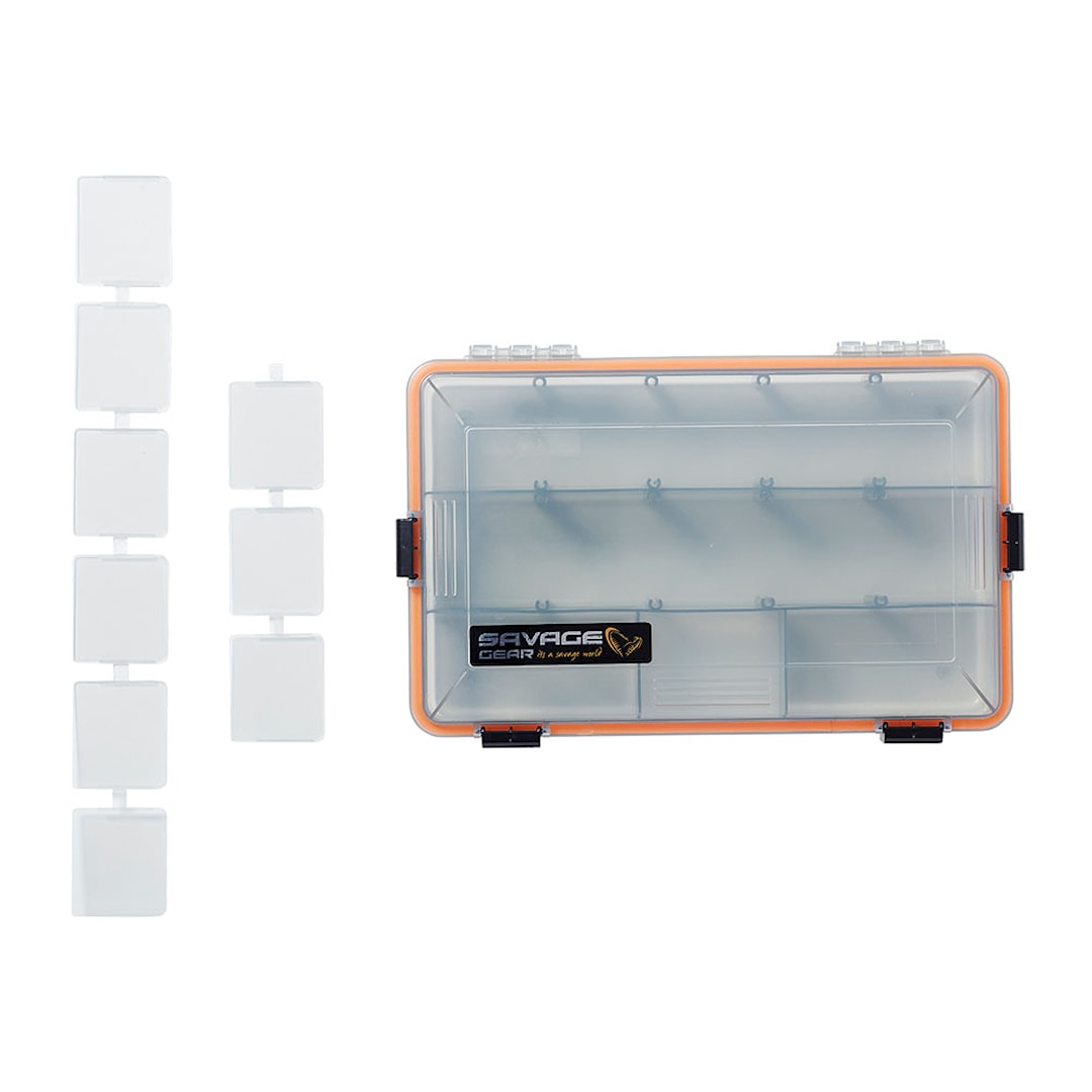 Savage Gear WP Lure Box 4B Smoke betesask - Savage Gear
