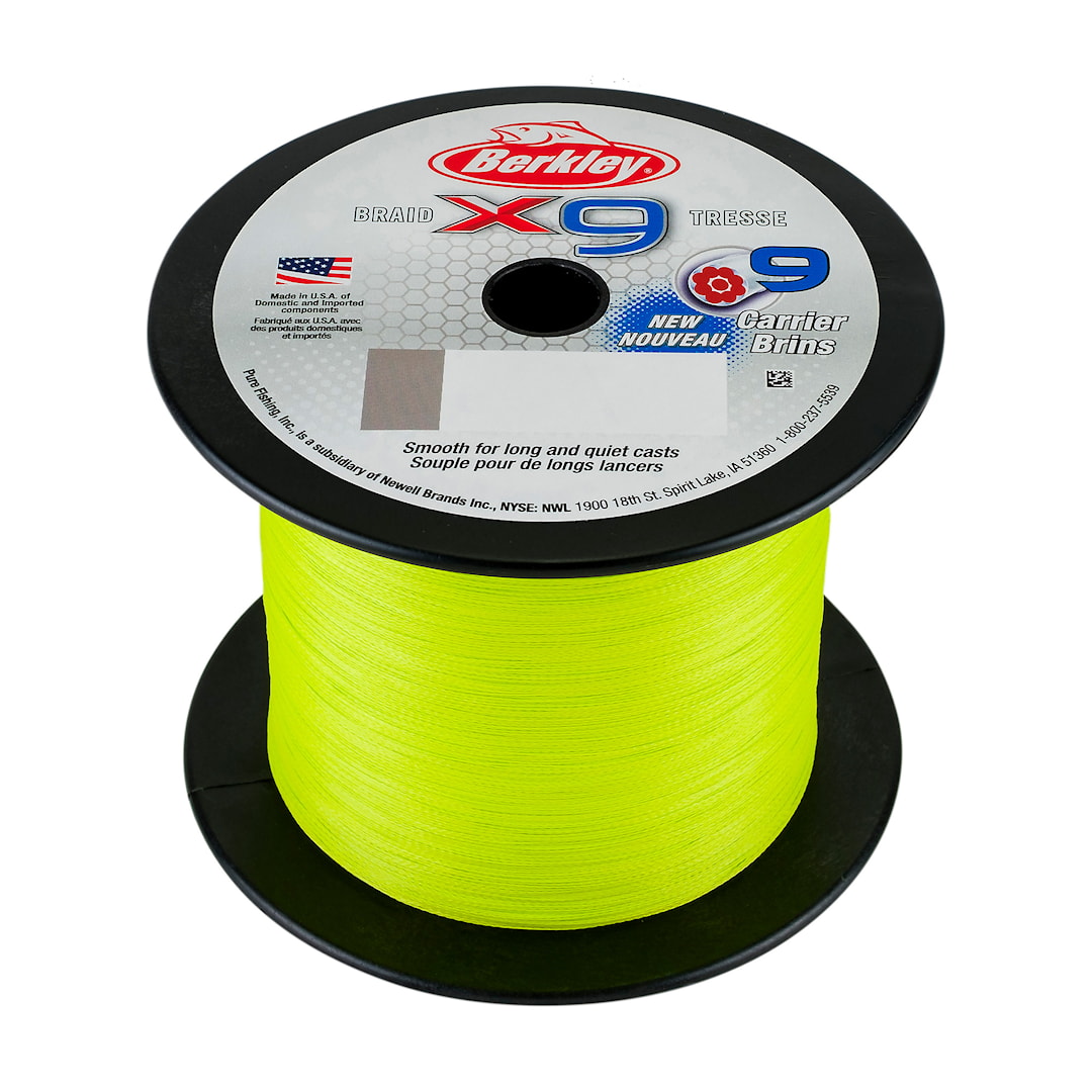 Berkley X9 Flame Green 2000 m flätlina - Berkley