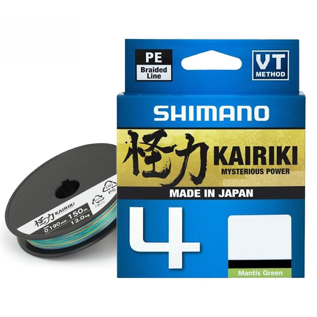 Shimano Kairiki 4 Multicolor 300 m flätlina - Shimano