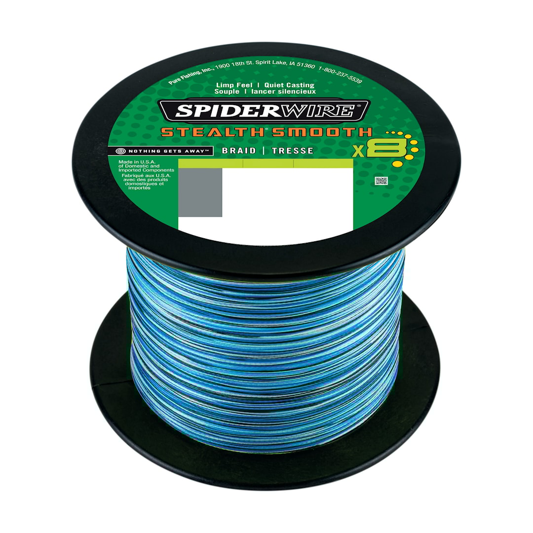 Spiderwire Smooth 8 Blue Camo 2000 m - Spiderwire