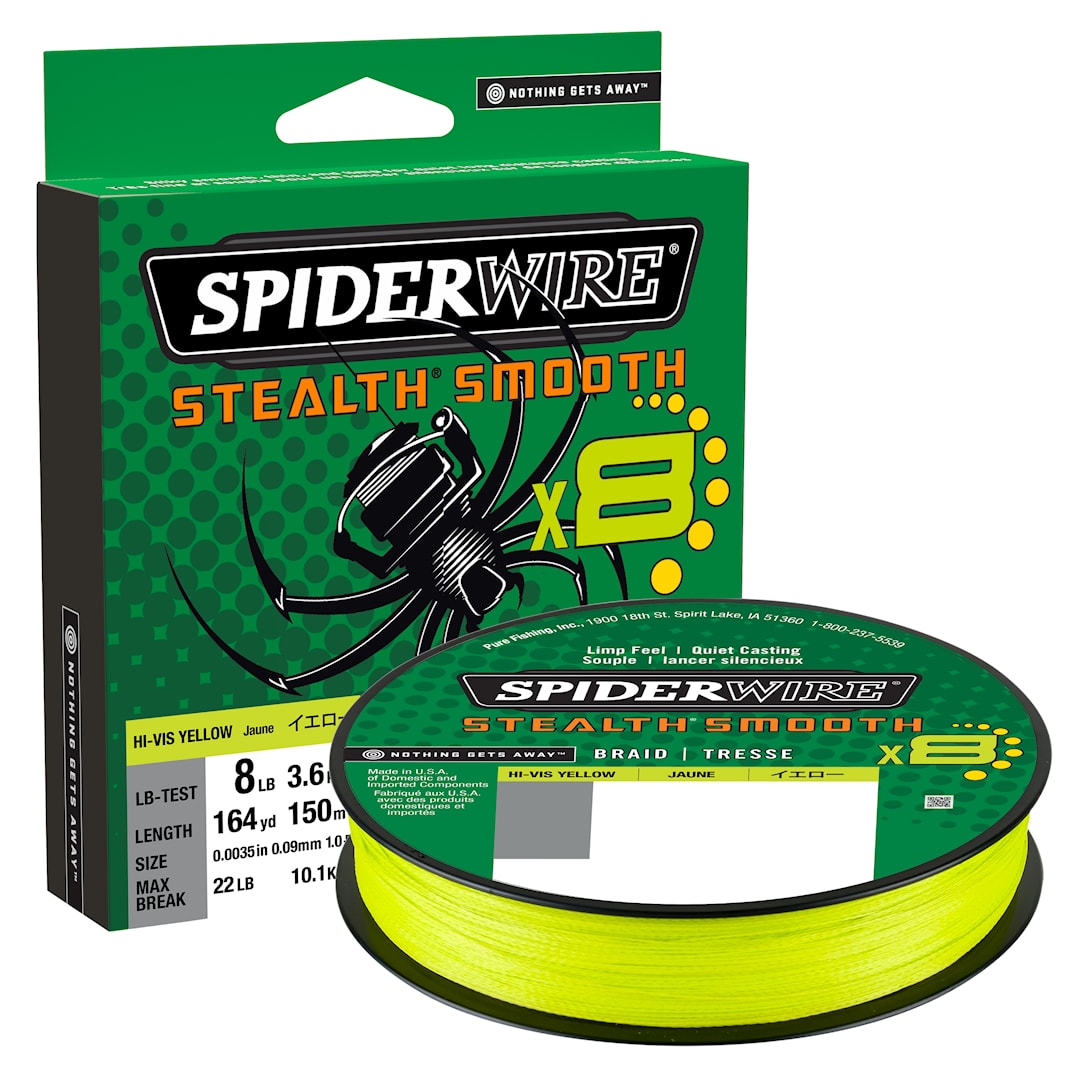 Spiderwire Smooth 8 gul 150 m - Spiderwire