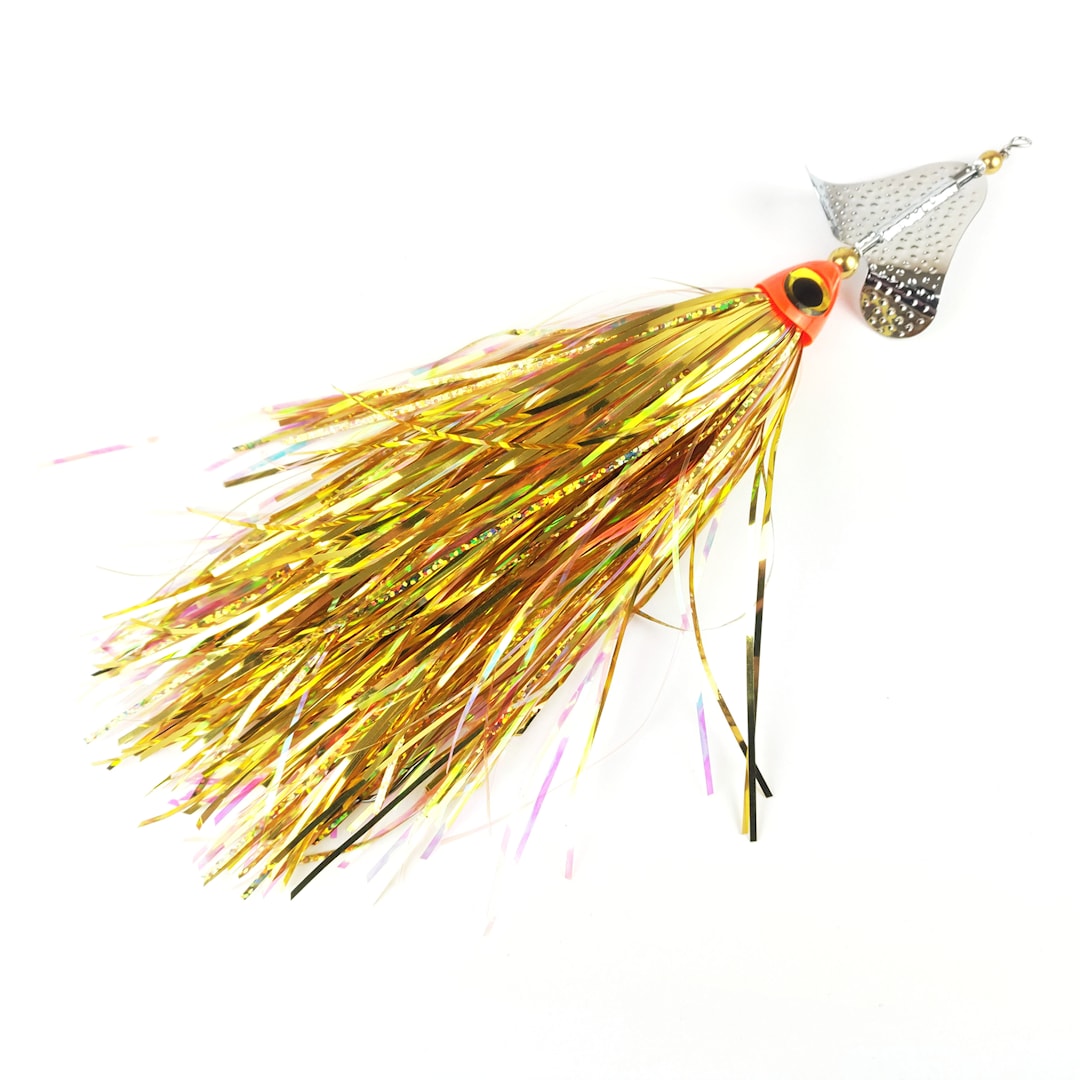 Spintube Turbo XL 55 g kastfluga orange/guld - Eumer