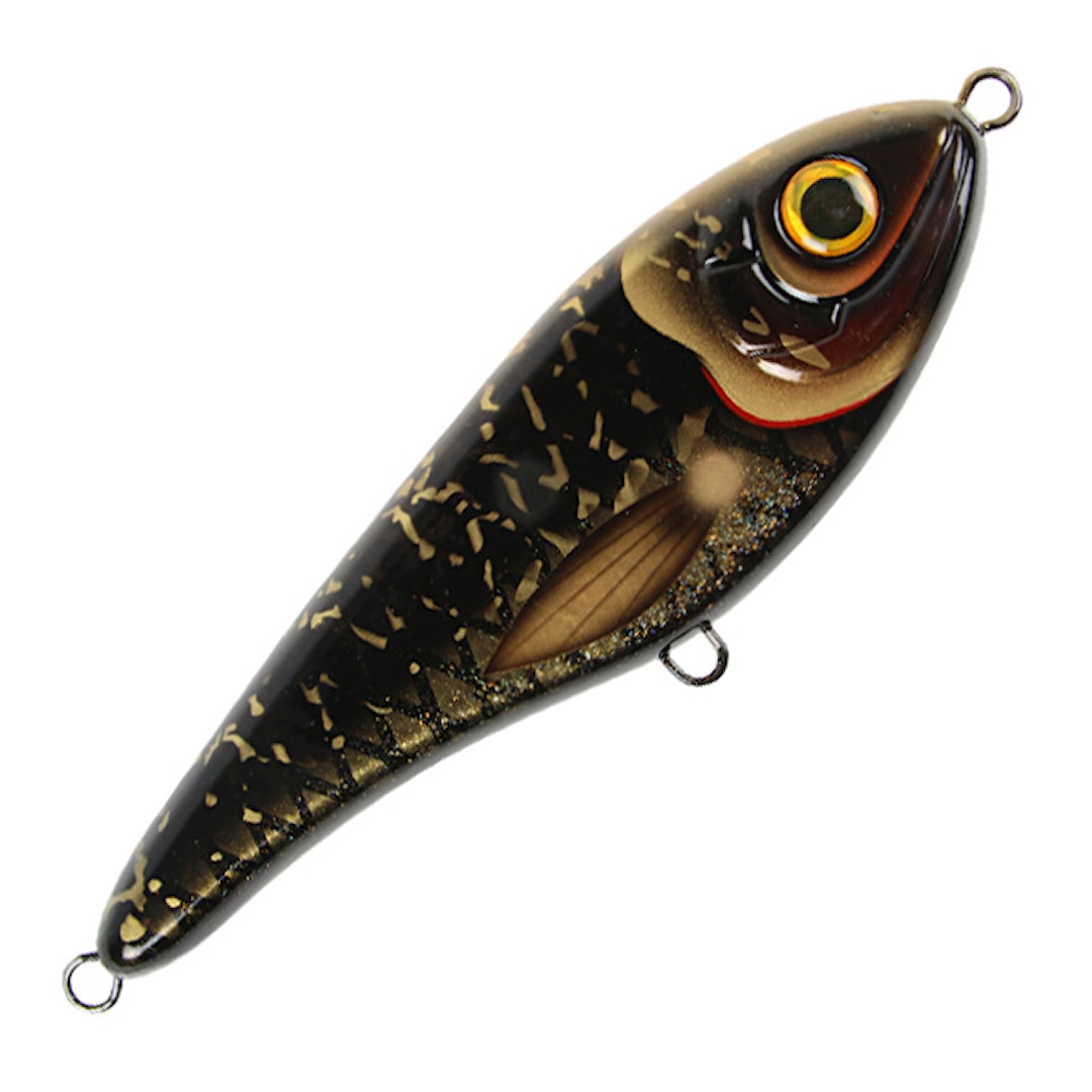 Strike Pro Buster Jerk Shallow Runner 15 cm jerk Black Shadow - Strike Pro