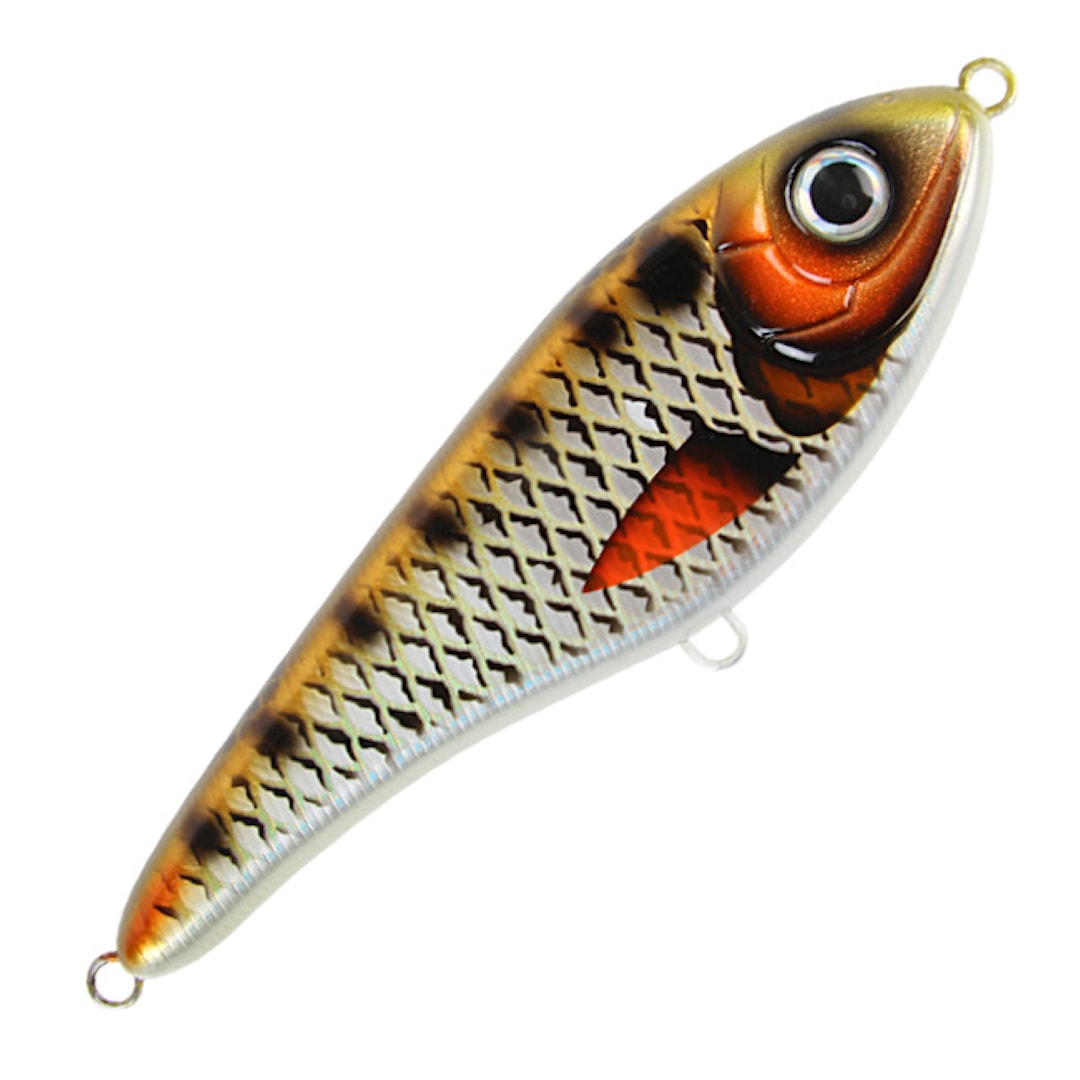 Strike Pro Buster Swim 13 cm jerk Golden Ridgeback - Strike Pro
