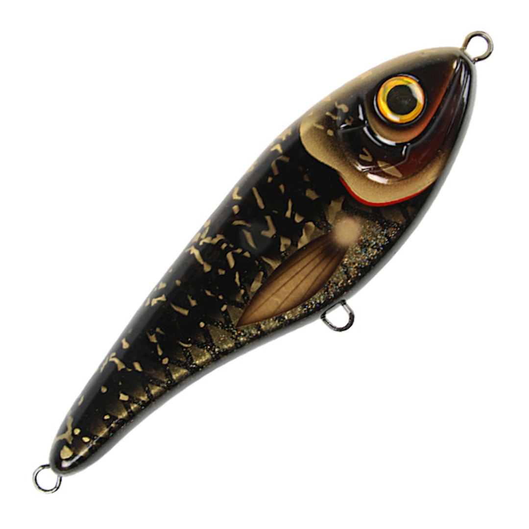 Strike Pro Buster Swim 13 cm jerk Black Shadow - Strike Pro