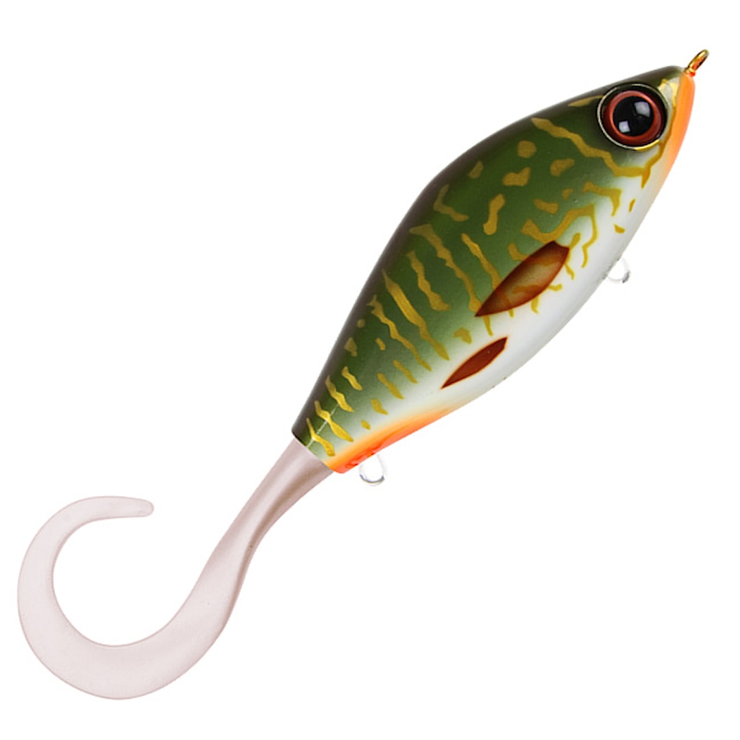 Strike Pro Guppie Jr jerk Special Pike Pearl White - Strike Pro
