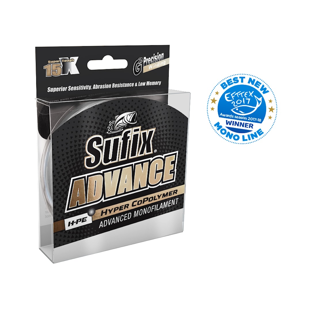 Sufix Advance 300 m klar monofilamentlina - Sufix