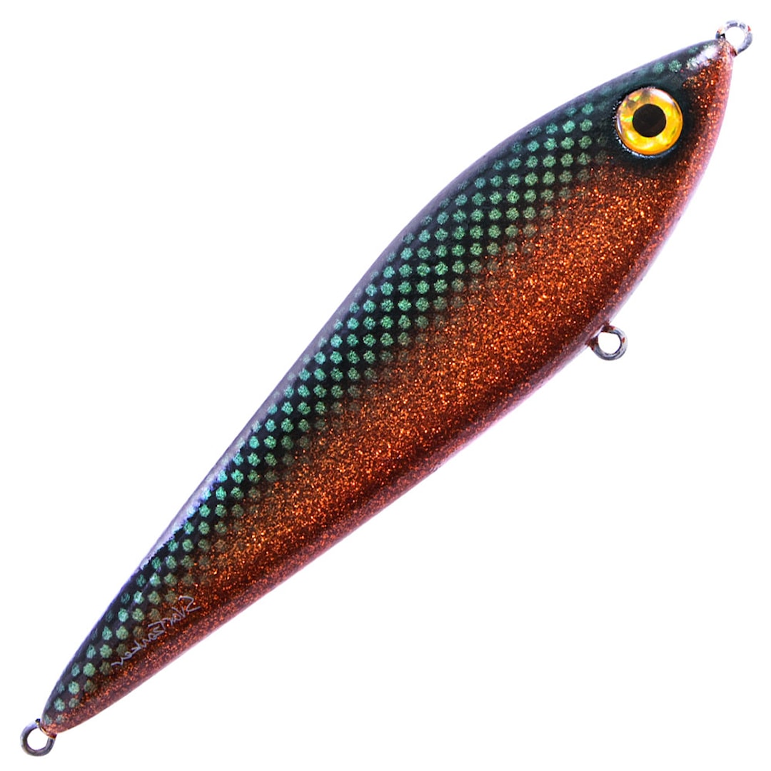 Svartzonker Big Glide 23 cm jerkbait C12 Green Metal Motoroil - Svartzonker