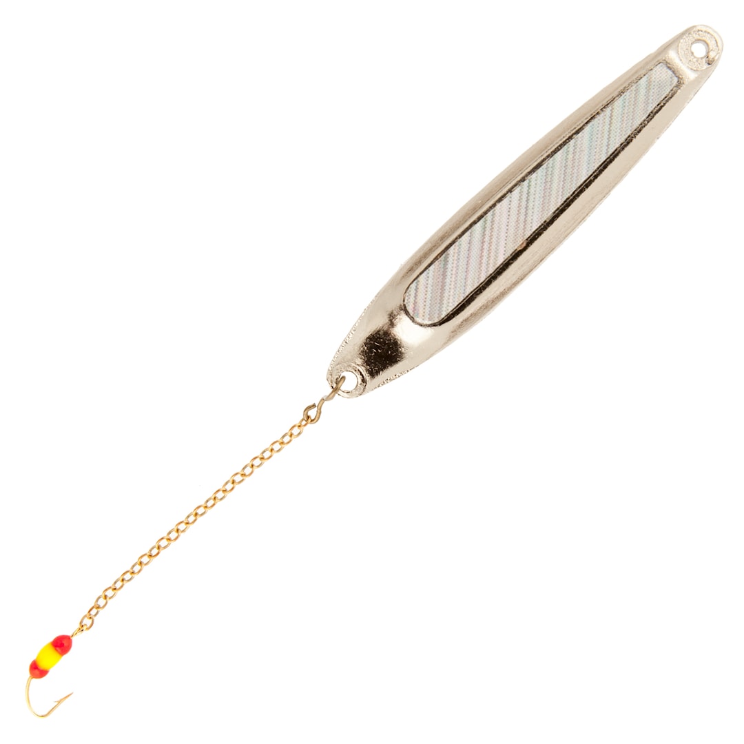 Väre silver 5 cm vertikalpirk - Väre-Pilkki