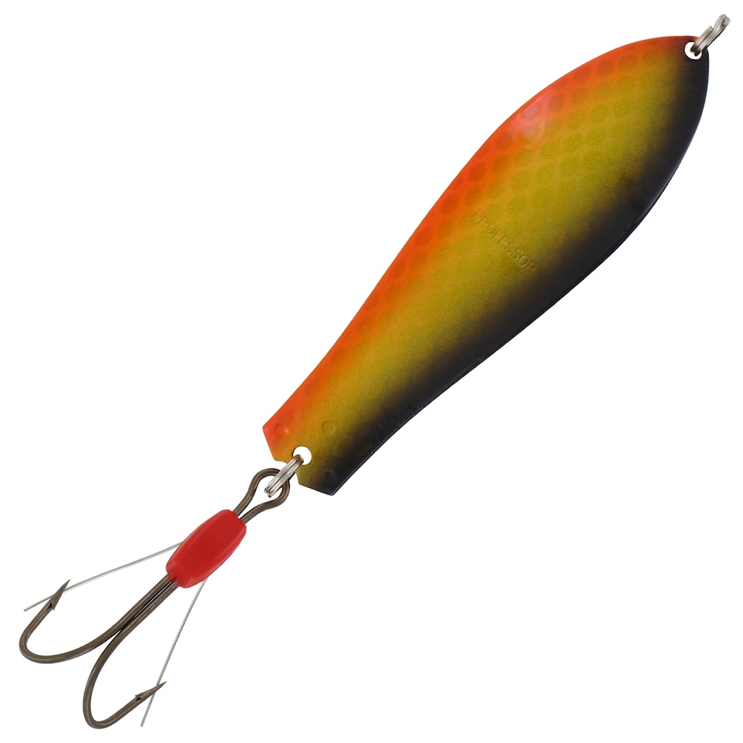 Kuusamo Professor ruohikko 9 cm 18 g lusikkauistin Tapas Olive UV - Kuusamon Uistin