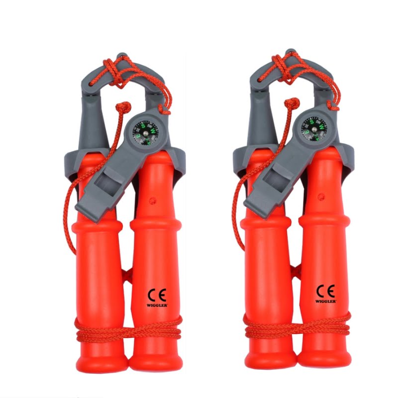 2-pack Wiggler Dubben - Isdubbar Med Visselpipa & Kompass