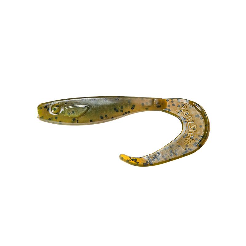 RenzStein Renz Tail Finesse Green Pumpkin 7cm, 3g - 8-pack