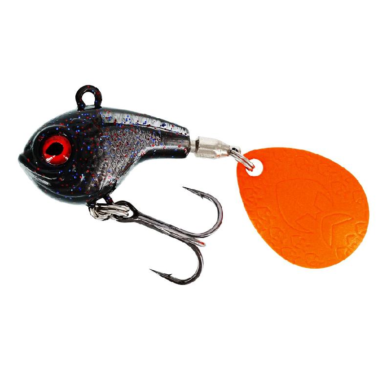 Westin DropBite Spin Tail Jig 2,6cm 8g Black Mamba