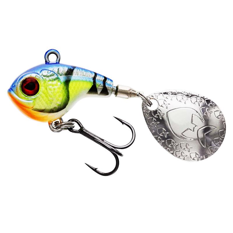 Westin DropBite Spin Tail Jig 2,6cm 8g Chartreuse Blue Craw