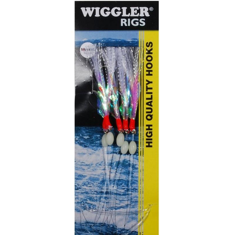 Wiggler Häckla Flasher-A-Boo Silver Krokstorlek 3/0