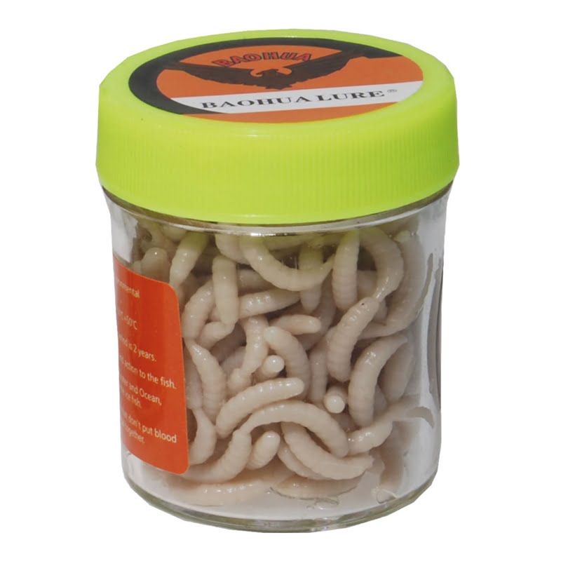 Baohua Lure Maggot Naturfärg Sjunkande
