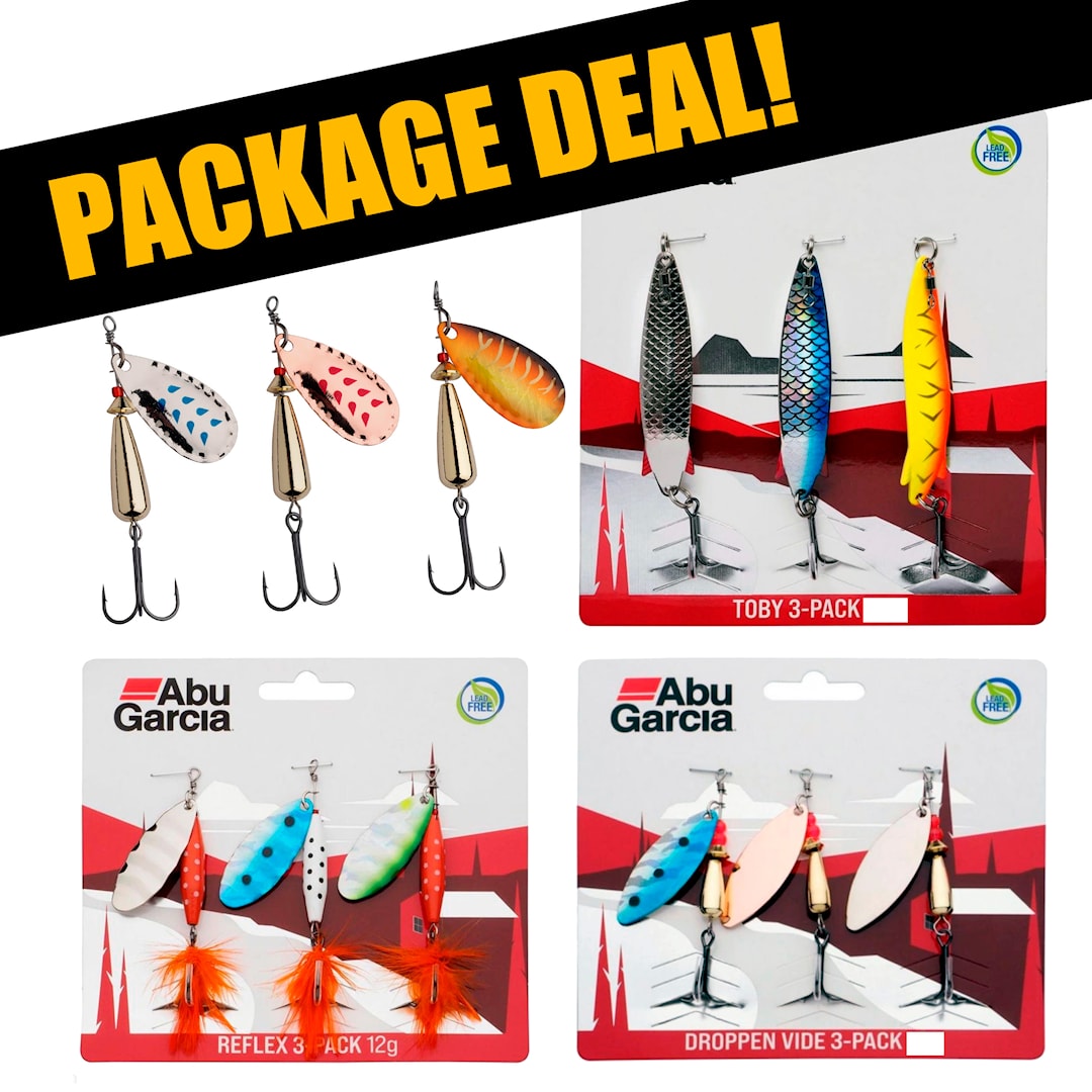 Abu Garcia 4 x 3-Pack betessortiment 12 st - Abu Garcia