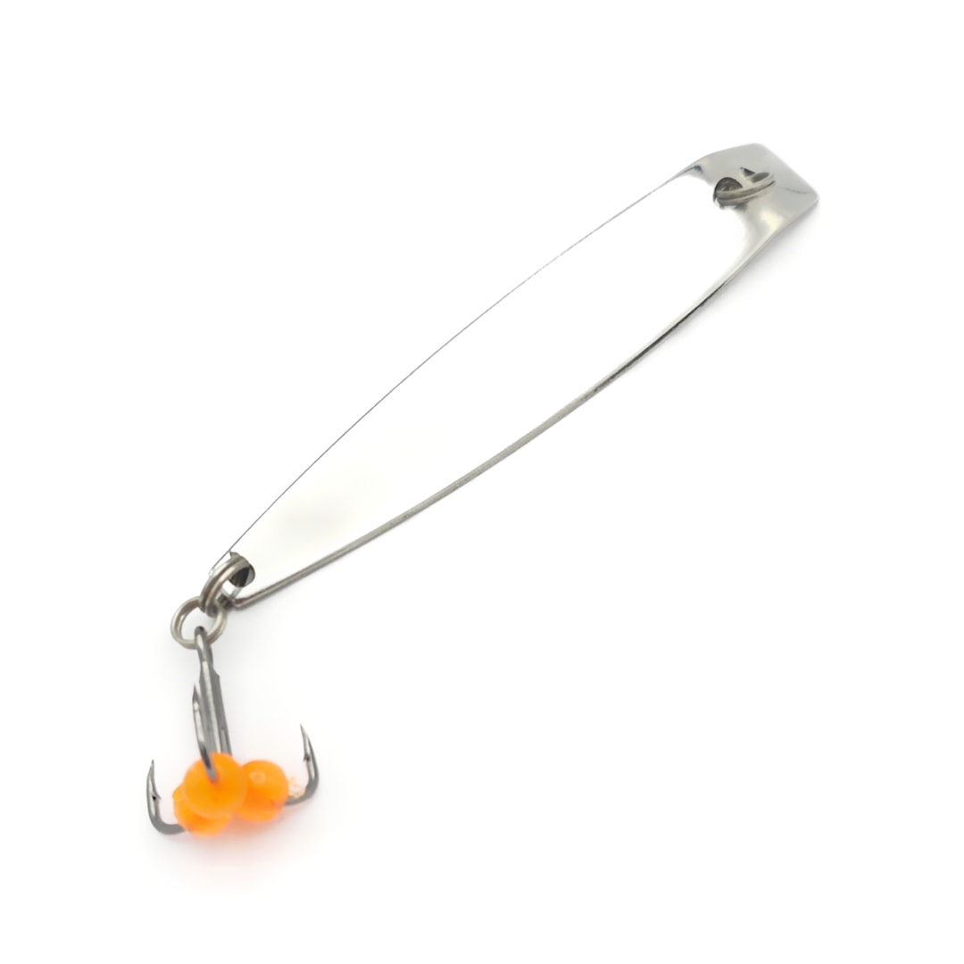 Ruthless vertikalpirk 85 mm Chrome - Ruthless Fishing