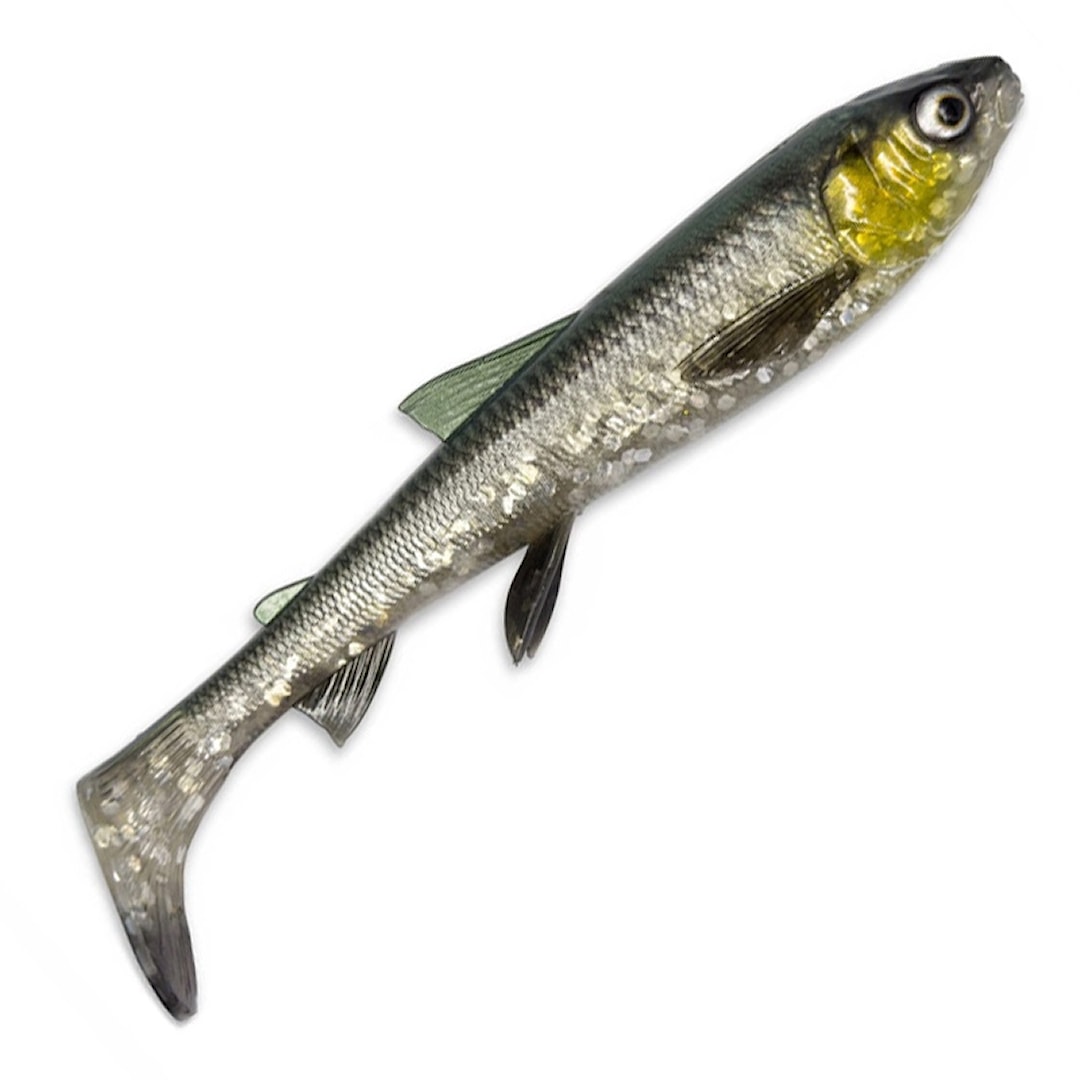 Savage Gear 3D Whitefish Shad 17,5 cm fiskjigg 2 st/pkt Green Silver - Savage Gear