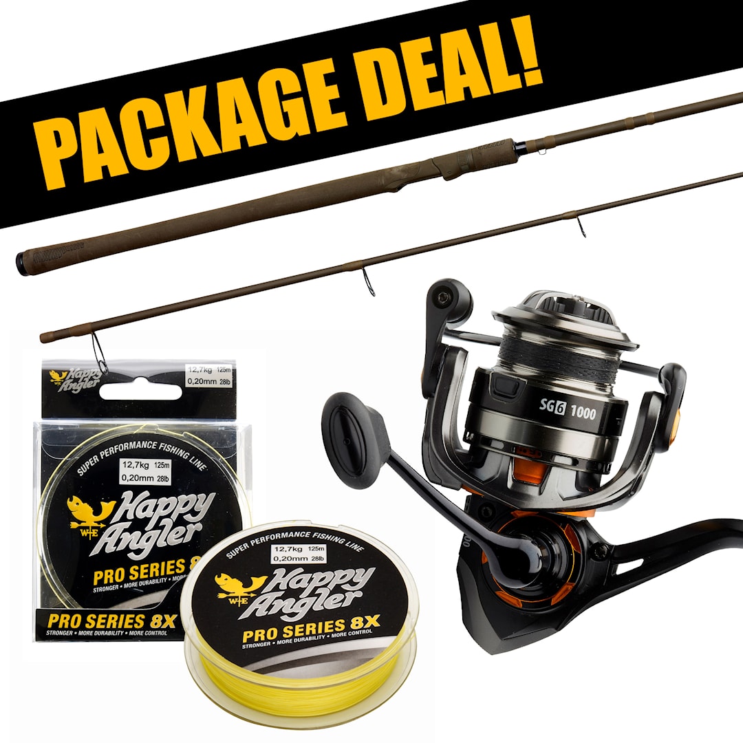 Savage Gear SG6 Blade Specialist haspelset med flätlina - Savage Gear