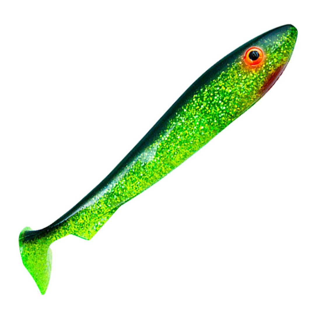 Svartzonker McRubber Offset 19 cm jigg 2 st/pkt Black´n Chartreuse - Svartzonker