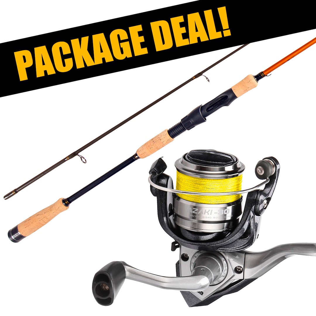 Daiwa Aird Stugmästaren + Okuma haspelset med flätlina - Daiwa