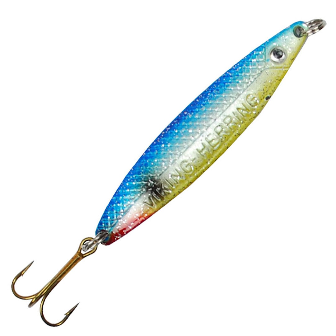 Viking Herring Glitter 22 g skeddrag Blå/Koppar - Viking Herring