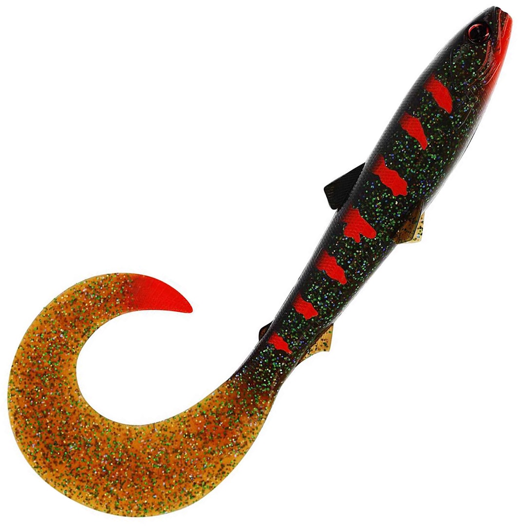 Westin BullTeez Curltail 27 cm jigg Motoroil Blood UV - Westin