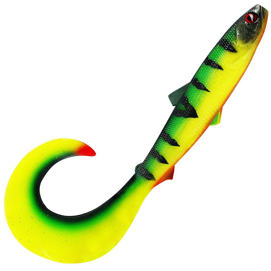 Westin BullTeez Curltail 27 cm jigg Tiger Perch - Westin