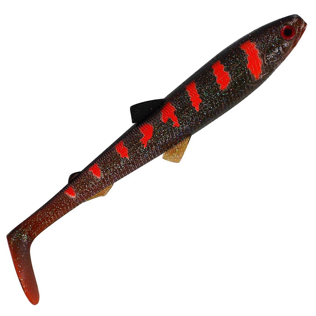 Westin BullTeez Shadtail 18 cm jigg Motoroil Blood - Westin