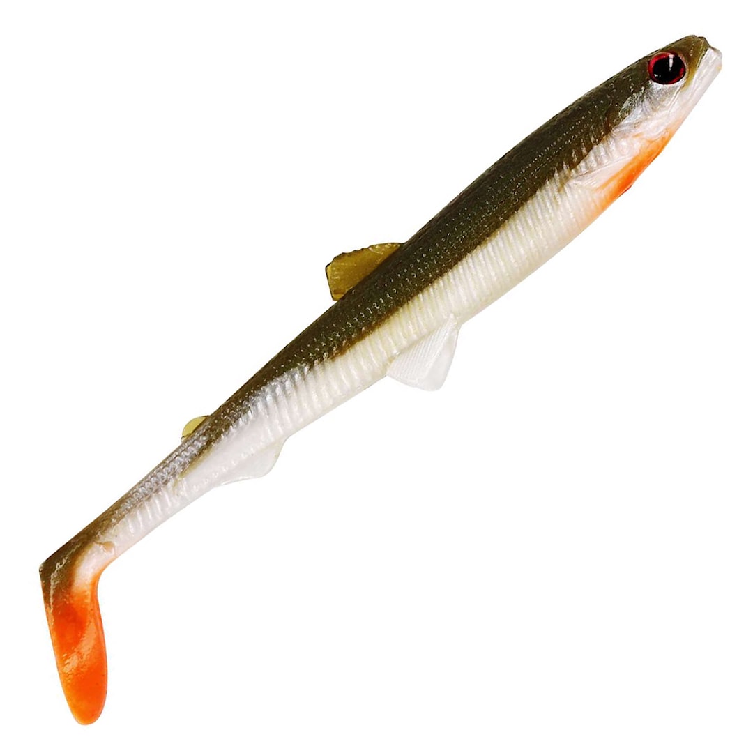 Westin BullTeez Shadtail 7,5 cm jigg 3 st/pkt Bass Orange - Westin