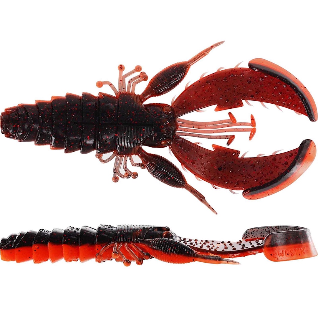 Westin CreCraw Creaturebait 6,5 cm jigg 6 st/pkt Lava Craw - Westin