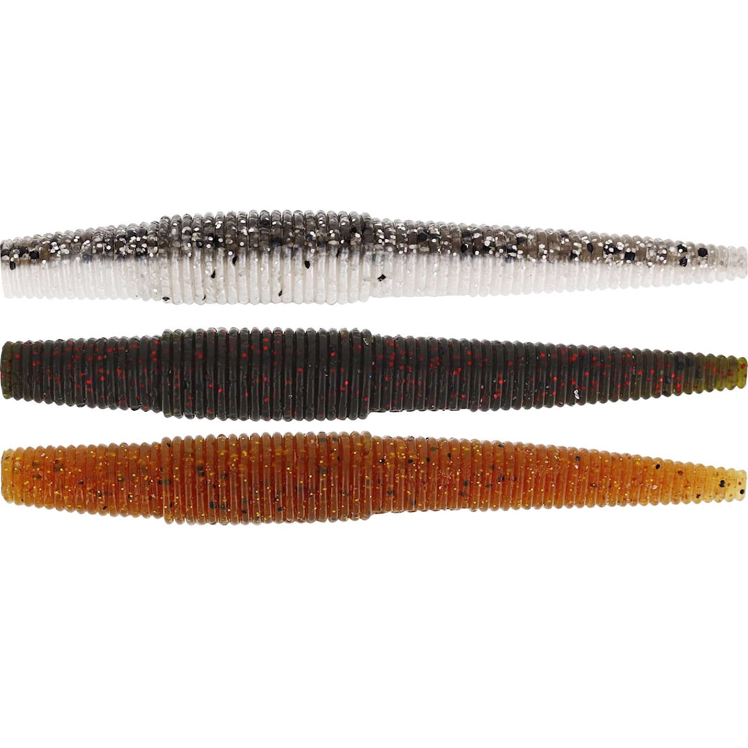 Westin NED Worm Clear Water Mix 9 cm jigg 6 st/pkt - Westin