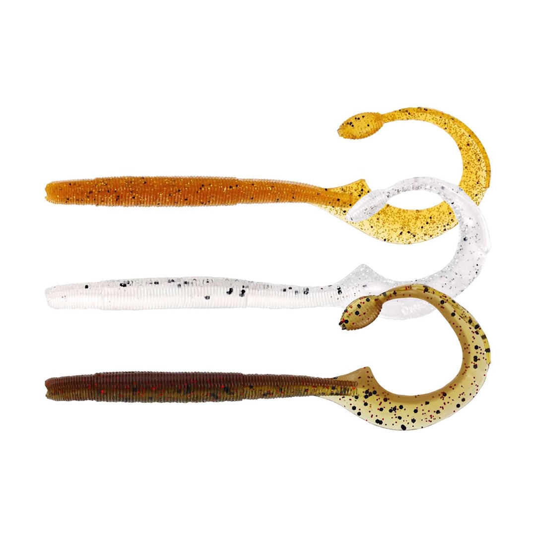 Westin NED Worm Curl Clear Water Mix 12 cm jigg 5 st/pkt - Westin