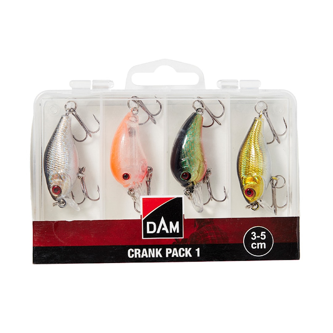 DAM Crank Pack wobblersats 4 st./pkt - DAM