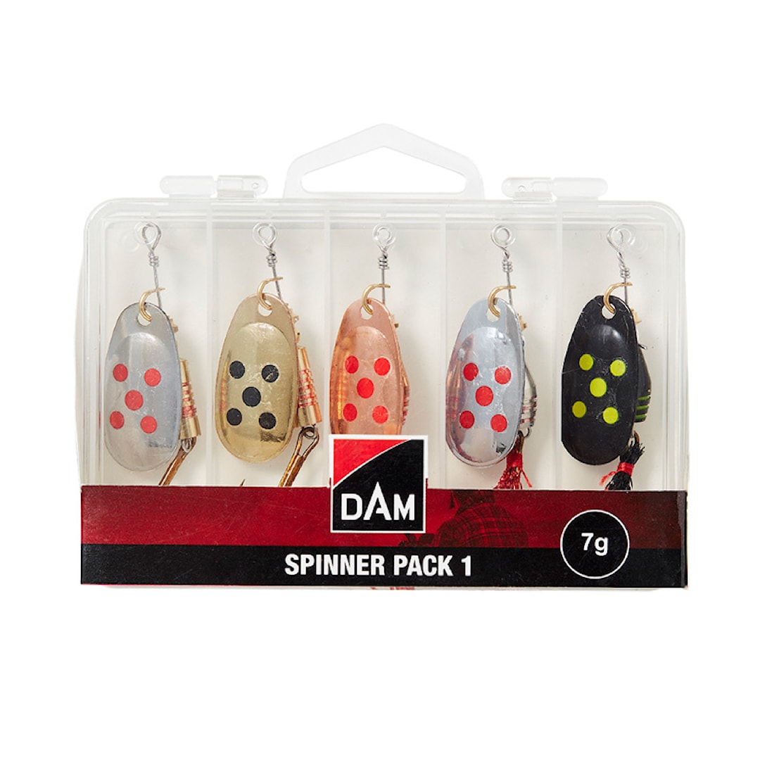 DAM Spinner Pack 7 g spinnarsats 5 st./pkt - DAM