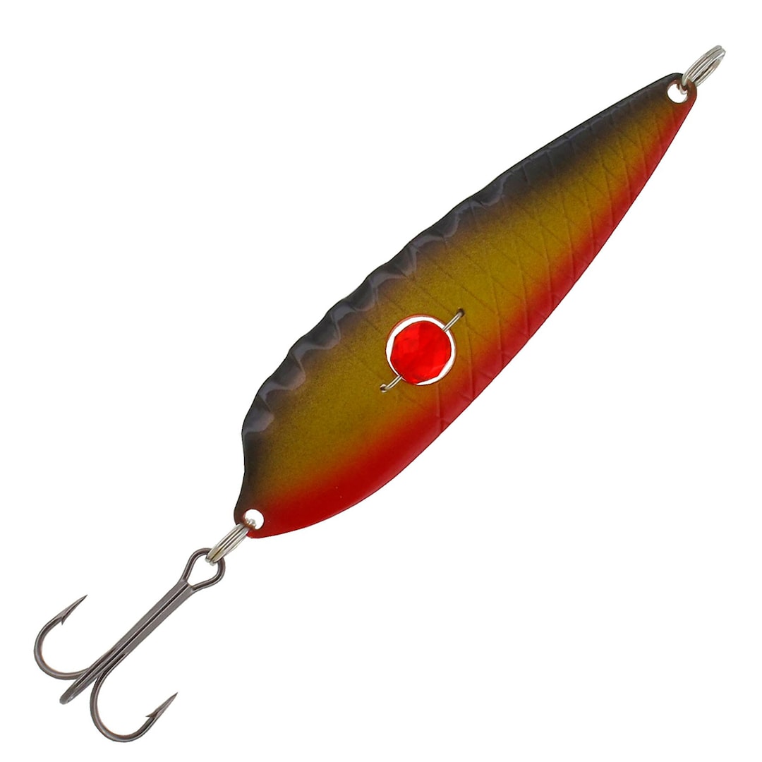 Kuusamo Kruunu pärla 8,5 cm 19 g skeddrag BL/G/R-C, UV - Kuusamon Uistin