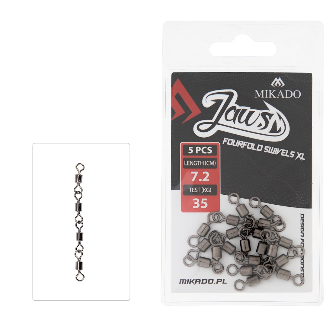 Mikado Jaws Quadruple XL kvadrupellekande 5 st/pkt - Mikado