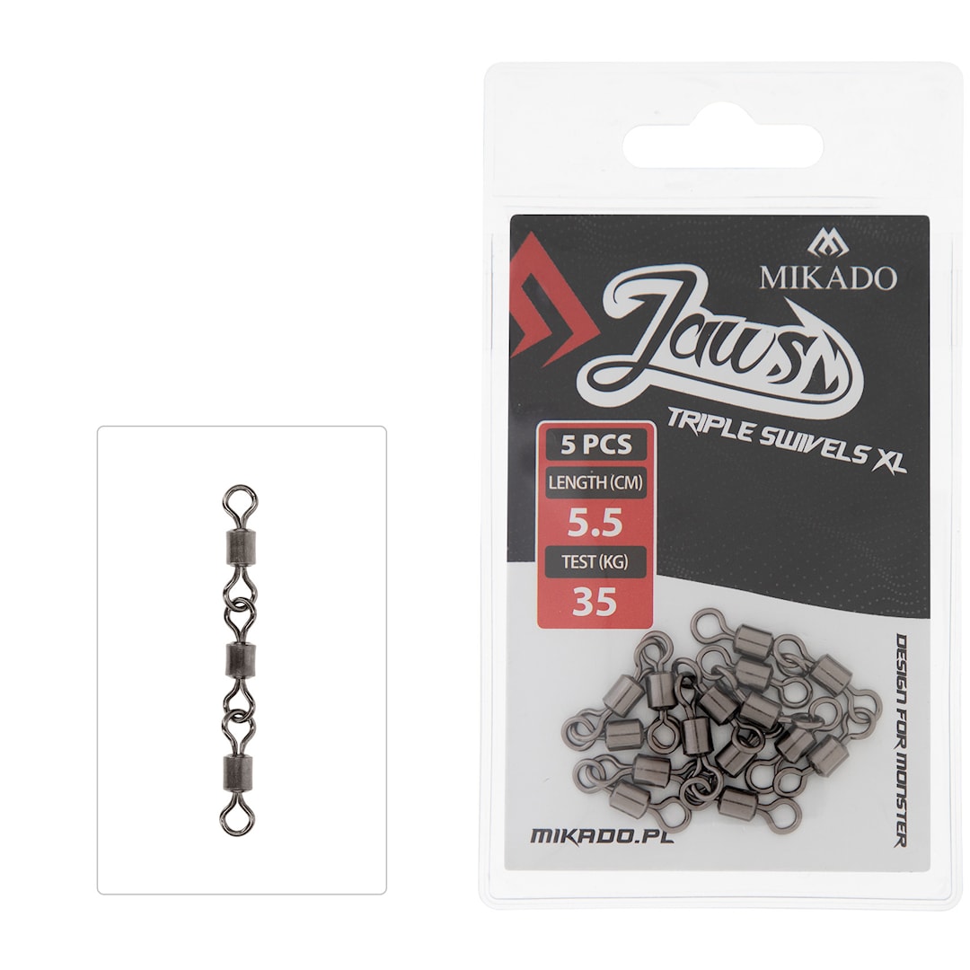 Mikado Jaws Triple XL trippellekande 5 st/pkt - Mikado