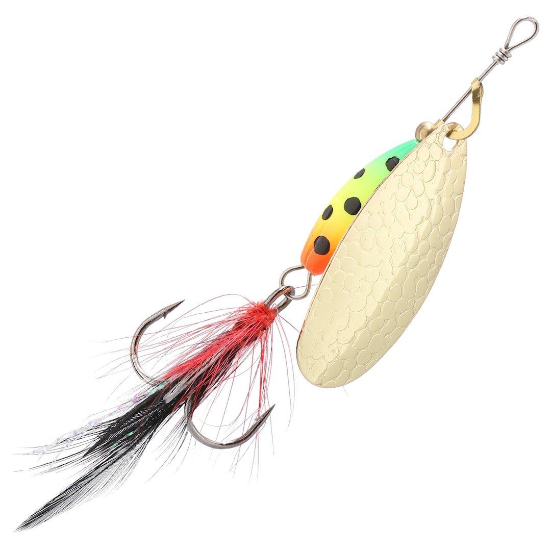 Mikado M-Grub 9 g spinnare Gold / Firetiger - Mikado