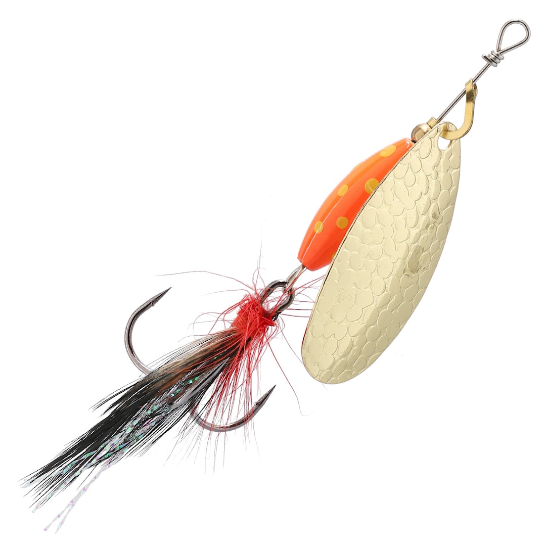 Mikado M-Grub 9 g spinnare Gold / Red Tiger - Mikado