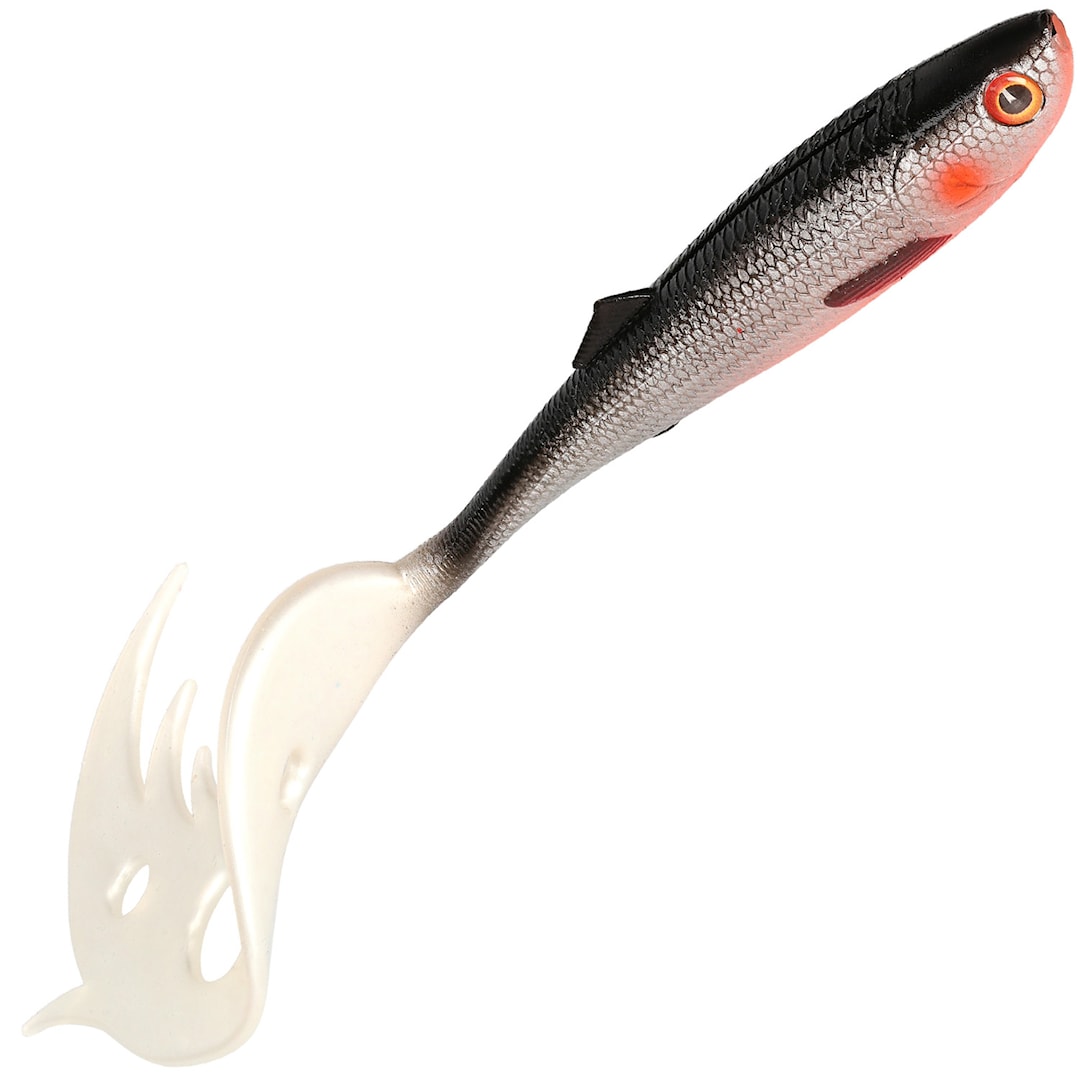 Mikado Sicario Pike Tail 18 cm jigg 2 st/pkt Roach UV - Mikado