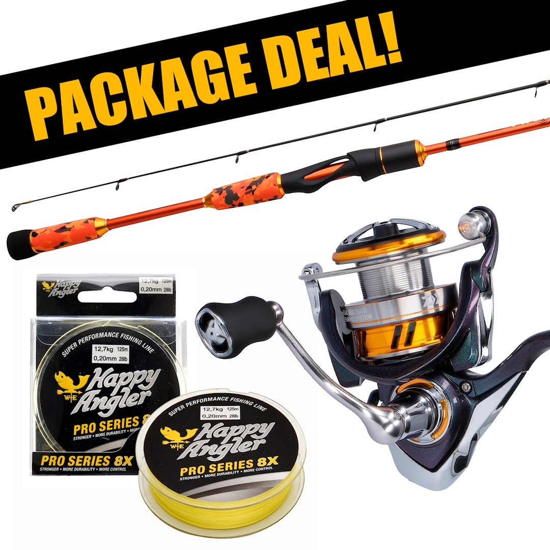 Patriot Fireball Xtreme + Daiwa Regal LT haspelset med flätlina - Patriot