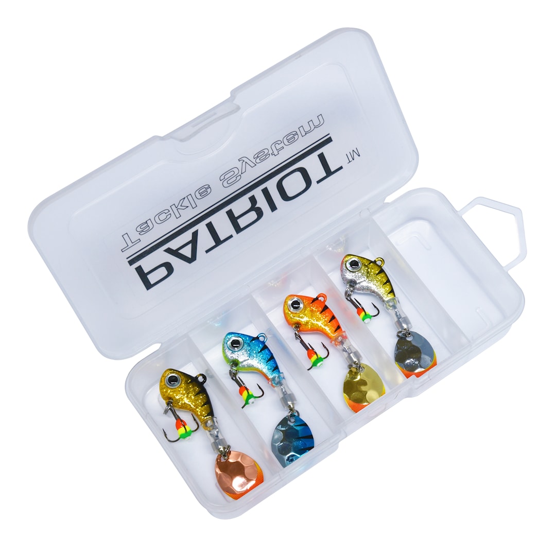 Patriot Twisty Tail Spinner 16 g sortiment 4 st/pkt NYHETSFÄRGER 2024 - Patriot