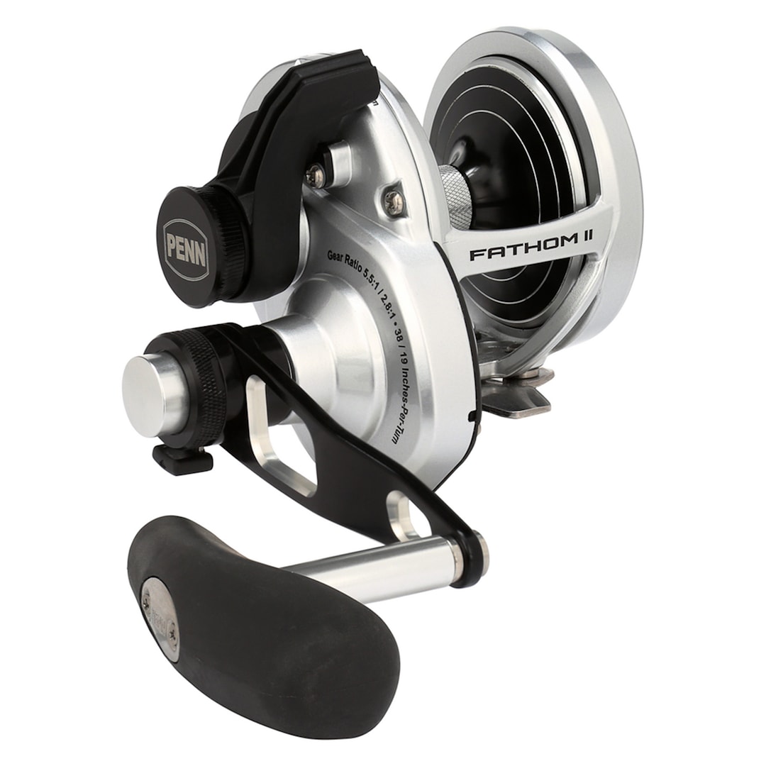 Penn Fathom II Lever Drag 2-Speed multirulle 25NLD2 - Penn