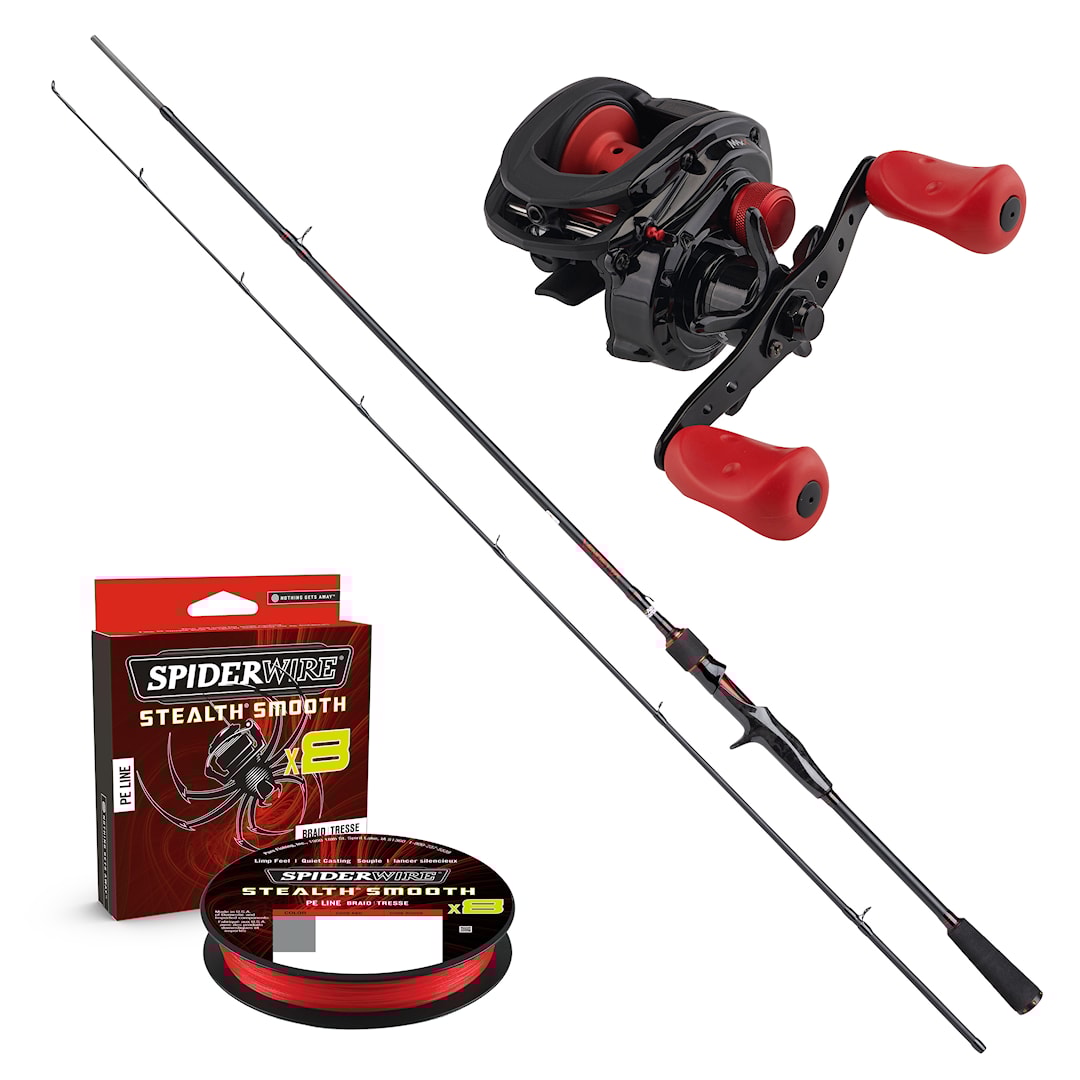 Abu Garcia Max X Jerk multirullset med flätlina 191 cm 50-100 g - Abu Garcia