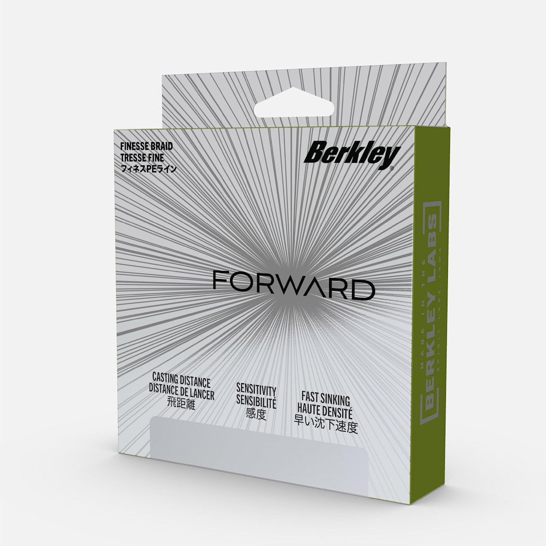 Berkley Forward Finesse Braid Low Vis Green 1800 m flätlina 0,12 mm - Berkley