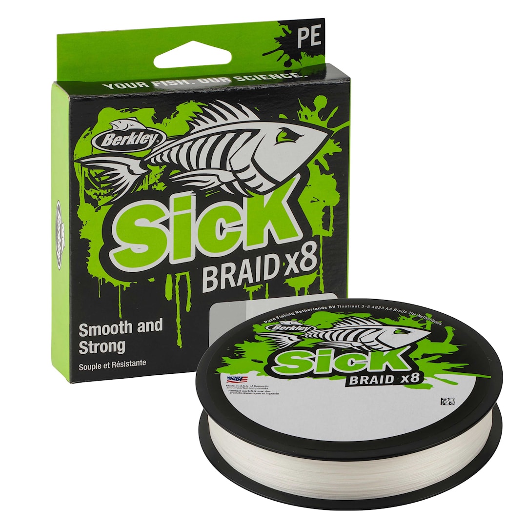Berkley Sick Braid White 2000 m flätlina 0,23 mm - Berkley