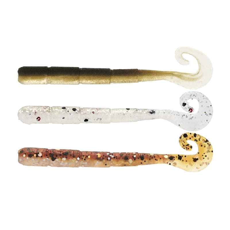 Westin Ned Worm Curltail 5cm 0,5g Floating Clear Water Mix 23 6pcs